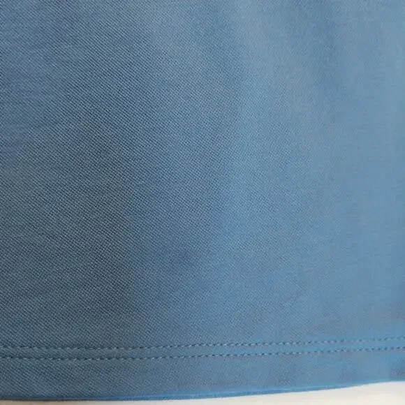 J. Jill Button Up Tunic Top Womens Size Medium Blue Preppy Casual Career - Picture 13 of 15